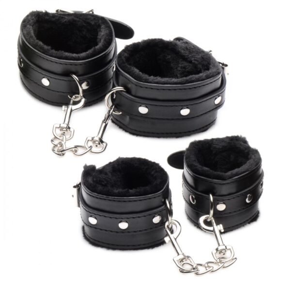 Hook Up 10 Piece Plush Bondage Set - Image 4