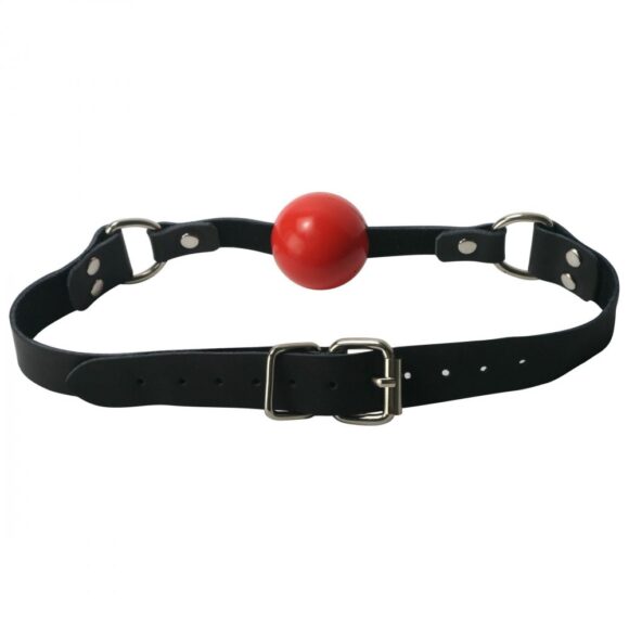 Red Silicone Ball Gag - Image 2